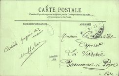 POSTAL Trouville Eden de la VENDIMIA el casino