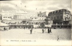 CPA Trouville Facade du Casino 