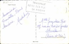 POSTAL MODERNA Trouville De Souvenir