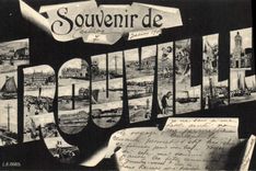Recuerdo de Trouville de la POSTAL de la VENDIMIA