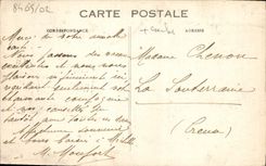 CPA Trouville Les hotels de Paris et Palace vus de la plage 