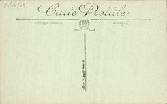 Ataque frontal de Trouville de la POSTAL de la VENDIMIA del ayuntamiento