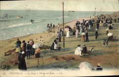 CPA Trouville La Plage a L'Heure des Bains