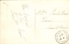 Yate de Trouville de la POSTAL de la VENDIMIA que entra a los barcos portuarios