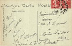 CPA Trouville L'Avant Port Depart du Bateau du Havre