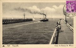 CPA Trouville La Reine Des Plages sortie du Bateau du Havre