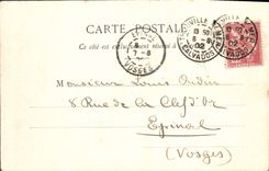 La POSTAL Trouville de la VENDIMIA en el mar salió del barco de Le Havre