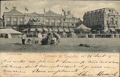 CPA Souvenir de Trouville Le grand salon