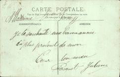 POSTAL Trouville de la VENDIMIA el ataque frontal del casino