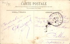 POSTAL Trouville de la VENDIMIA la terraza del casino y de tableros