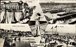 CPM Trouville Casino Piscine Bassin des yachts
