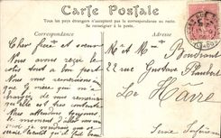 VINTAGE POSTCARD Mezidon the Entry