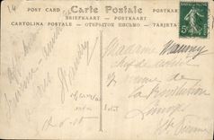 CPA Mesnil Mauger la grotte et le calvaire