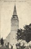 VINTAGE POSTCARD Mesnil Mauger the church