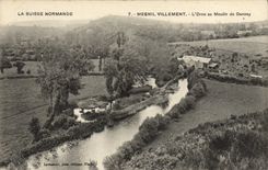CPA La suisse normande Mesnil Villement L'orne au moulin de Danney