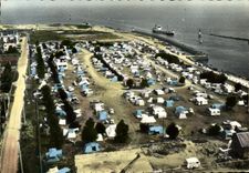 MODERN CARD Avion With the top of Ouistreham Riva Bleated