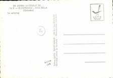 MODERN CARD Avion With the top of Ouistreham Riva Bleated