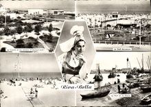 CPM Riva Bella Golf Port et phare La plage Le casino et les jardins 