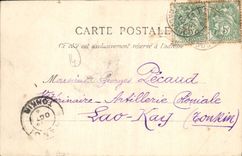 CPA Ouistreham Les jetees Bateaux