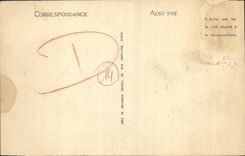 VINTAGE POSTCARD Ouistreham View the revolving bridge and the city