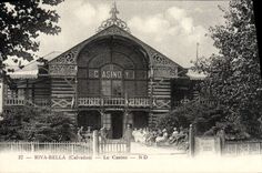 VINTAGE POSTCARD Riva bleated the caino