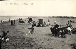 VINTAGE POSTCARD Riva Bleated the beach