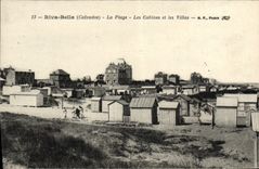 CPA Riva Bella La plage les cabines et les villas