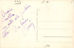 VINTAGE POSTCARD Riva Bleated the new casino and the Enfants beach