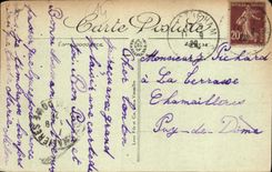 La POSTAL Riva de la VENDIMIA baló el canal visto de la linterna