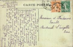 VINTAGE POSTCARD Orbec Boarding school our lady room co. Marie