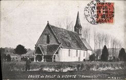 VINTAGE POSTCARD Church of oully the Viscount