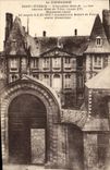 VINTAGE POSTCARD Normandy Bridge I' Eveque the old one Under Prefecture Old Town hall