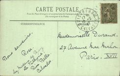 CPA Oustreham Le portail de l'eglise