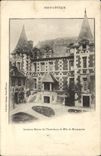 VINTAGE POSTCARD Pont-l'Ev4eque cheese Old house of the intendance of Miss de Montpensier