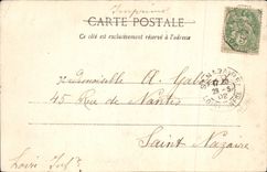 VINTAGE POSTCARD Pont-l'Ev4eque cheese Old house of the intendance of Miss de Montpensier