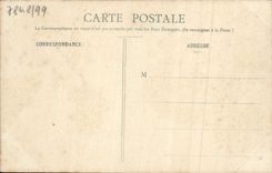 VINTAGE POSTCARD Pont-l'Ev4eque cheese the old woman tower of the prison