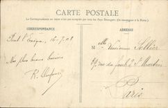 VINTAGE POSTCARD Pont-l'Ev4eque cheese Seen from of the pasture of Hunieres Cows