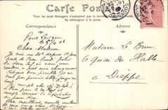 CPA Pont L'Eveque Les bords de la touques