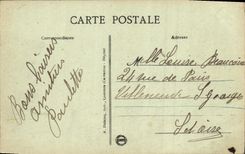 Puerto de la POSTAL de la VENDIMIA en Bessin durante los barcos de tormenta