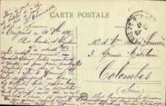 Puerto de la POSTAL de la VENDIMIA en el camino del panorama del bessin de Bayeux