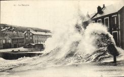 CPA La tempete Port en Bessin 