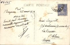 CPA Port En Bessin La ville et l'avant port Bateaux