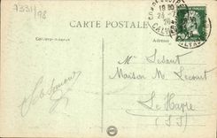 VINTAGE POSTCARD Errembourg Bridge close to cop on noireau bridges on the noireau