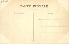 Puente de Suiza Normandía de la POSTAL de la VENDIMIA de Ouilly el puente en la ceniza floreciente