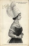 CPA St Aubin sur Mer Coiffe Costume Folklore 
