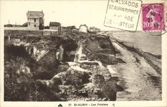 VINTAGE POSTCARD St Aubin Cliffs