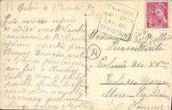 VINTAGE POSTCARD St Aubin On Sea the Dam