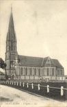 VINTAGE POSTCARD St Aubin the Church
