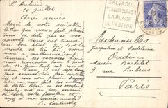 VINTAGE POSTCARD St Aubin the Beach