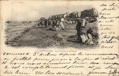 VINTAGE POSTCARD St Aubin On Sea pleasures of the beach